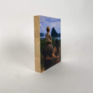 הדפסה ישירה על בלוק מעץ בגודל 15X20 ס"מ